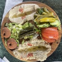 Vegan platter  at Med Cuisine in Tucson