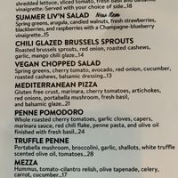 New menu. 6/13/23  at Twigs Bistro and Martini Bar in Kennewick