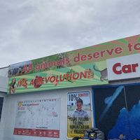 Outdoor Signage for Carwash  at Hangry Planet in San Bruno