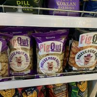 Vegan pork rinds   at Hangry Planet in San Bruno