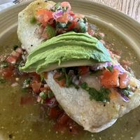 Soyrizo Potato burrito  at The National Cafe in Milwaukee