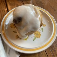 Vegan cinnamon rollls  at The National Cafe in Milwaukee