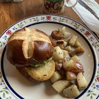 Vegan Brekkie Sandwichh  at The National Cafe in Milwaukee