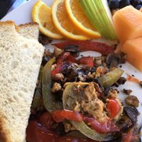 tofu scramble after I ate half at The National Cafe in Milwaukee