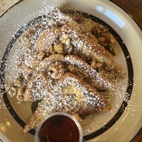 Vegan French toastt  at The National Cafe in Milwaukee