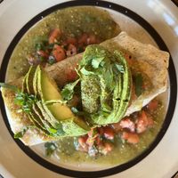 Vegan breakfast burritos   at The National Cafe in Milwaukee