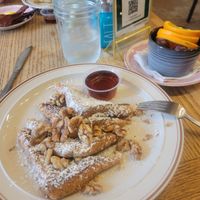 This is some of the best French toast I have ever had. at The National Cafe in Milwaukee