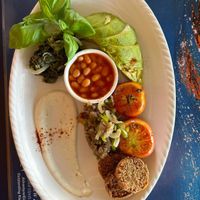 GF, vegan breakfast  at Flying Turtle Cafe in Rarotonga