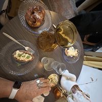 Cinnamon bun & blueberry cake (dangerously good)   at Kahvila Rakastan in Helsinki