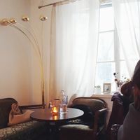 Cozy interiors at Kahvila Rakastan in Helsinki