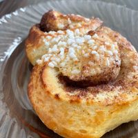 Cinnamon roll at Kahvila Rakastan in Helsinki