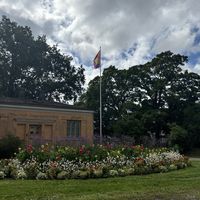 outside seating view  at Kahvila Rakastan in Helsinki