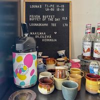 interior at Kahvila Rakastan in Helsinki