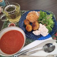 Buffet lunch at Kahvila Rakastan in Helsinki