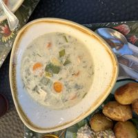 Finnish Vegan Fish Soup   at Kahvila Rakastan in Helsinki