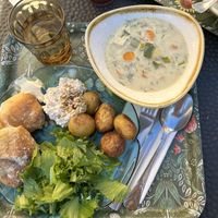 Lunch Buffet - All you can eat soup, salad, bread for €13.50  at Kahvila Rakastan in Helsinki