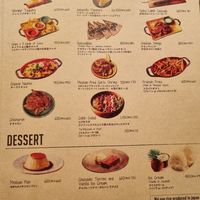 Menu at TACO FANATICO in Nagoya
