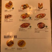 Vegetarian menu at TACO FANATICO in Nagoya