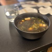 Miso soup  at Koral Bistro in Pezinok