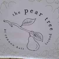 Sign at Pear Tree Pantry at Cannon Hall  in Barnsley