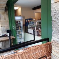 Well labelled counter at Pear Tree Pantry at Cannon Hall  in Barnsley