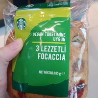 Focaccia sandwich can be warmed up at IST - Starbucks in Istanbul