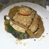 maple glazed tofu  at Last Resort Grill in Athens