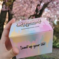 Box at B'Sweet Donuts in Luxembourg City