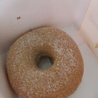 Cinnapple doughnut at B'Sweet Donuts in Luxembourg City