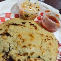 Pupusa at Sopitas in San Jose