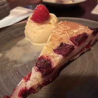 Raspberry & Almond Tart at Mary's Bar in Magherafelt
