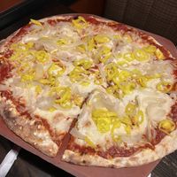 Ring of Fire minus sausage, add onion. Sub DF cheese   at Coal Fire  in Gaithersburg