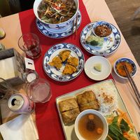 Pho, starters and crepes with noodles  at Ola VIETNAM in Porto