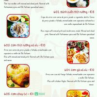 Menu   at Ola VIETNAM in Porto