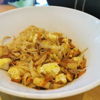 Wok with rice- noodles, cauliflower and tofu. at My Wok Darcy in Dijon