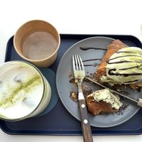 Vegan croissant 🥐 -very good   at Nuldam Space - Haebangchon in Seoul