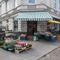 Shop front at Ali's Bioecke in Hamburg