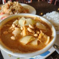 Massaman Curry with Tofu at Angel in Riverside