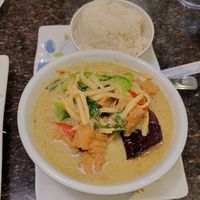 Green curry at Angel in Riverside