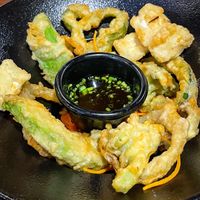 Veggie tempura   at  Midori in Puerto Ayora