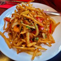 Salt & Pepper Shredded Potato. at China Hot Chilli Chinese Restaurant in Gwynedd