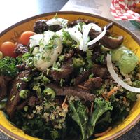 Spicy “beef” salad at Green Vegetarian Cuisine at Alon in San Antonio