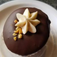 Peanut butter cupcake at Green Vegetarian Cuisine at Alon in San Antonio