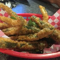 Fried pickles at Green Vegetarian Cuisine at Alon in San Antonio