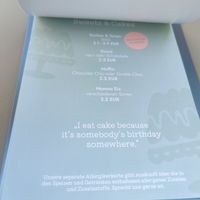 Opening menu - all vegan at Greens Cafe Deli in Kempen