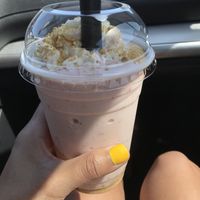 Strawberry shake  at Project Pollo in Round Rock
