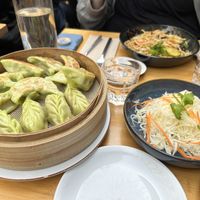 Vegan mixed dim summ  at La Maison Du Dim Sum in Paris