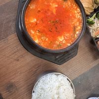 Vegan tofu stew/soup  at K-Town in Olympia