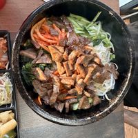 Hot stone bibimbap  at K-Town in Olympia