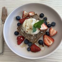 Banana bread was delicious. Would be nicer toasted    at The Golden Cup in Brighton